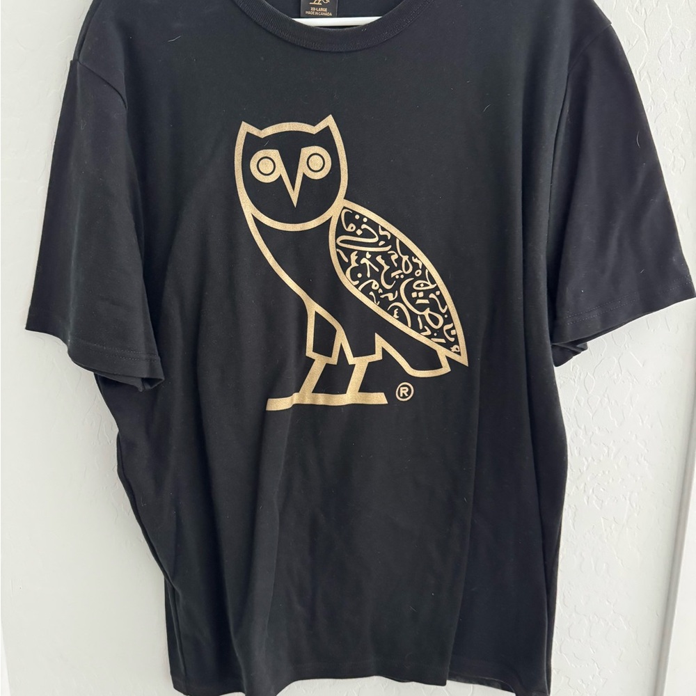 Black OVO Owl Arabic T-shirt